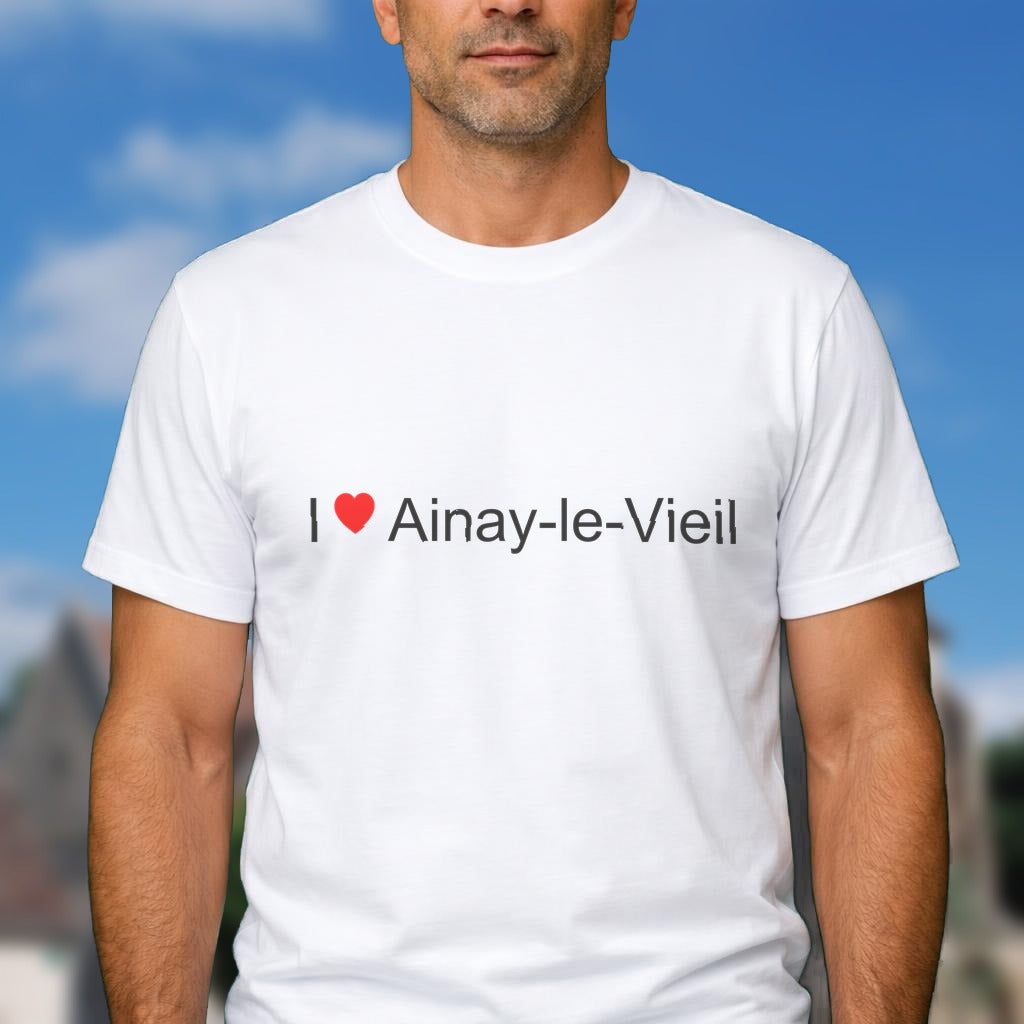 T-shirt I love ainay-le-vieil