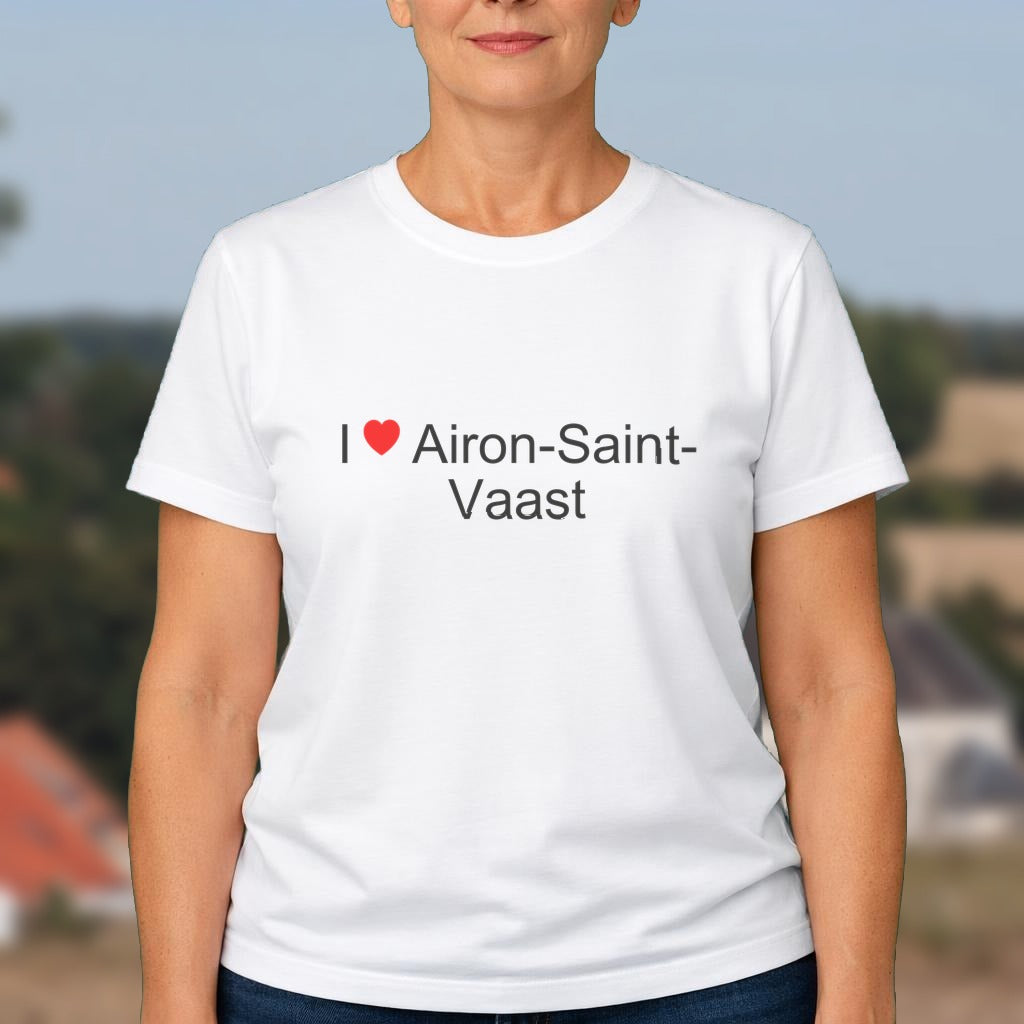 T-shirt I love airon-saint-vaast