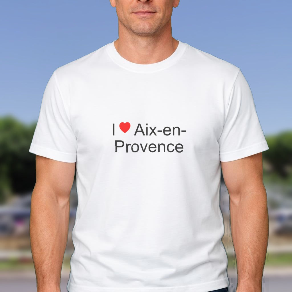 T-shirt I love aix-en-provence