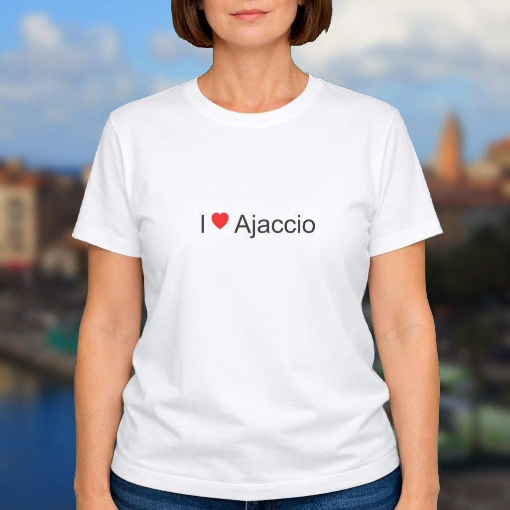 T-shirt I love ajaccio