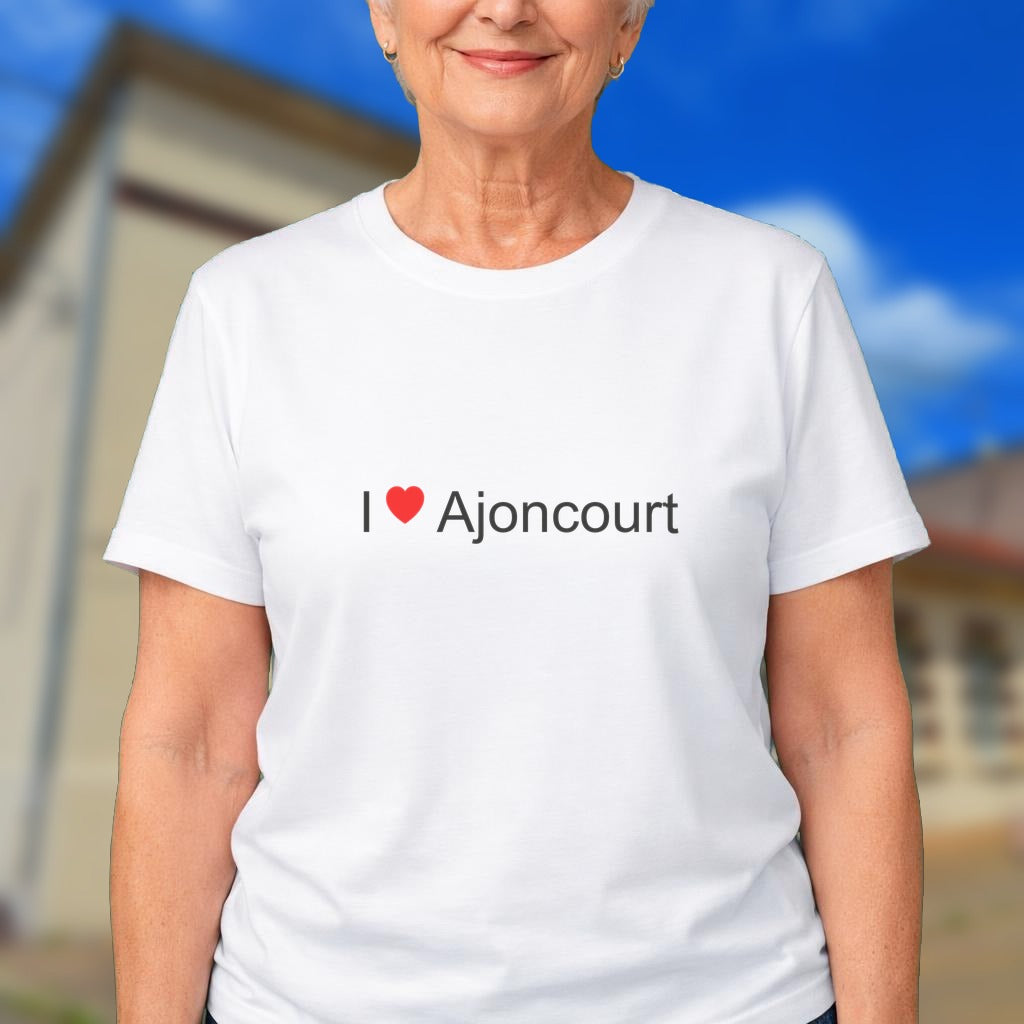 T-shirt I love ajoncourt
