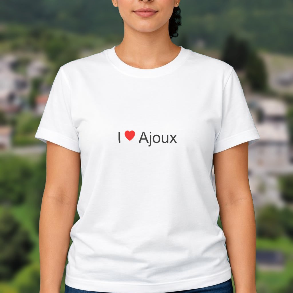 T-shirt I love ajoux