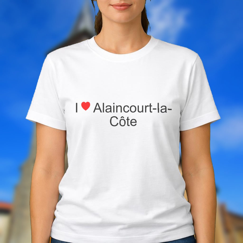 T-shirt I love alaincourt-la-côte