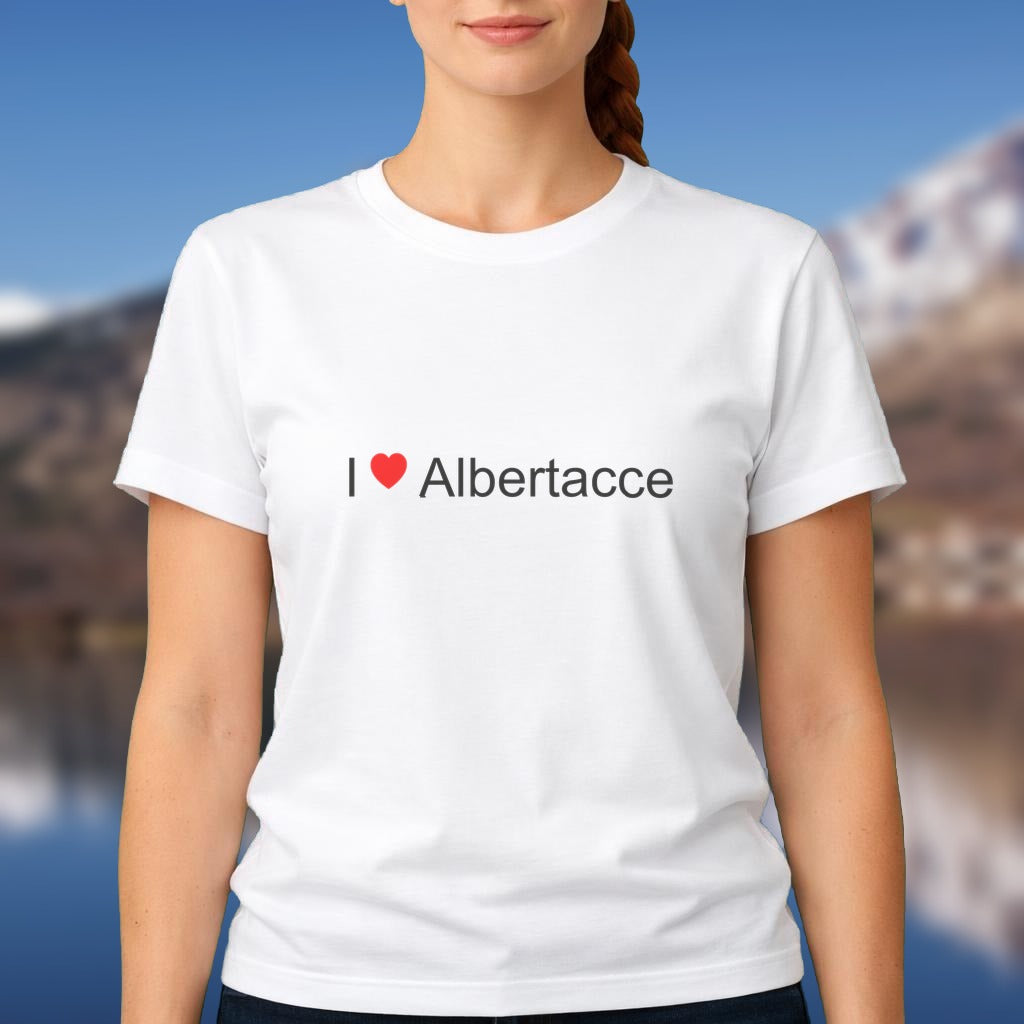T-shirt I love albertacce