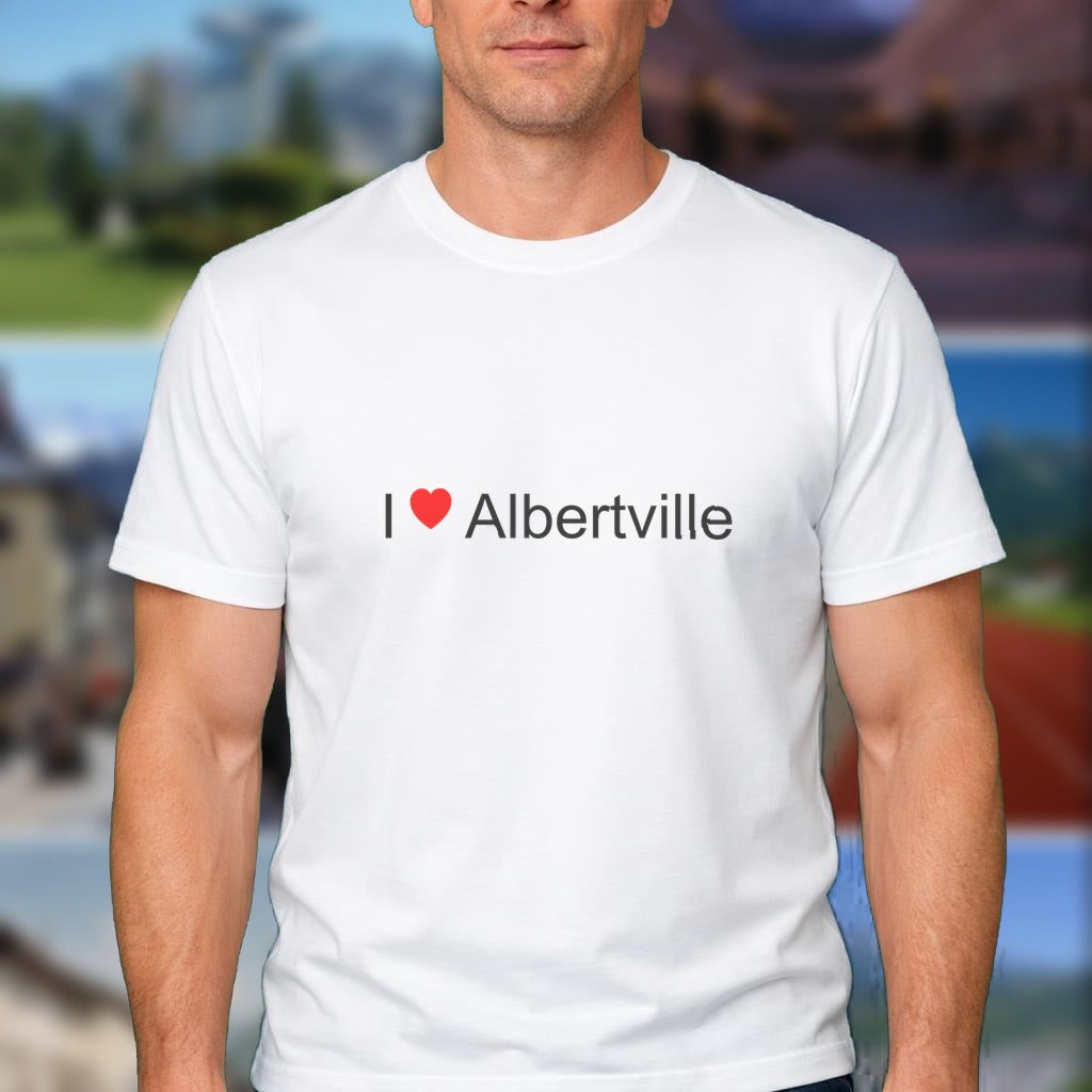 T-shirt I love albertville