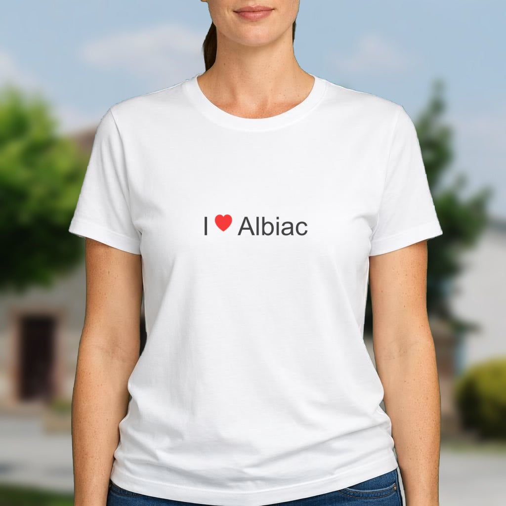 T-shirt I love albiac