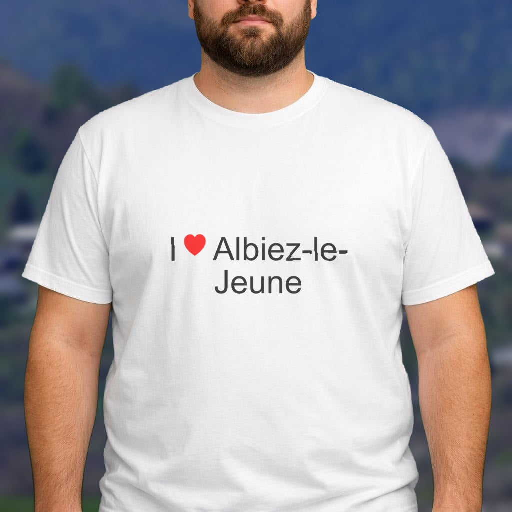 T-shirt I love albiez-le-jeune