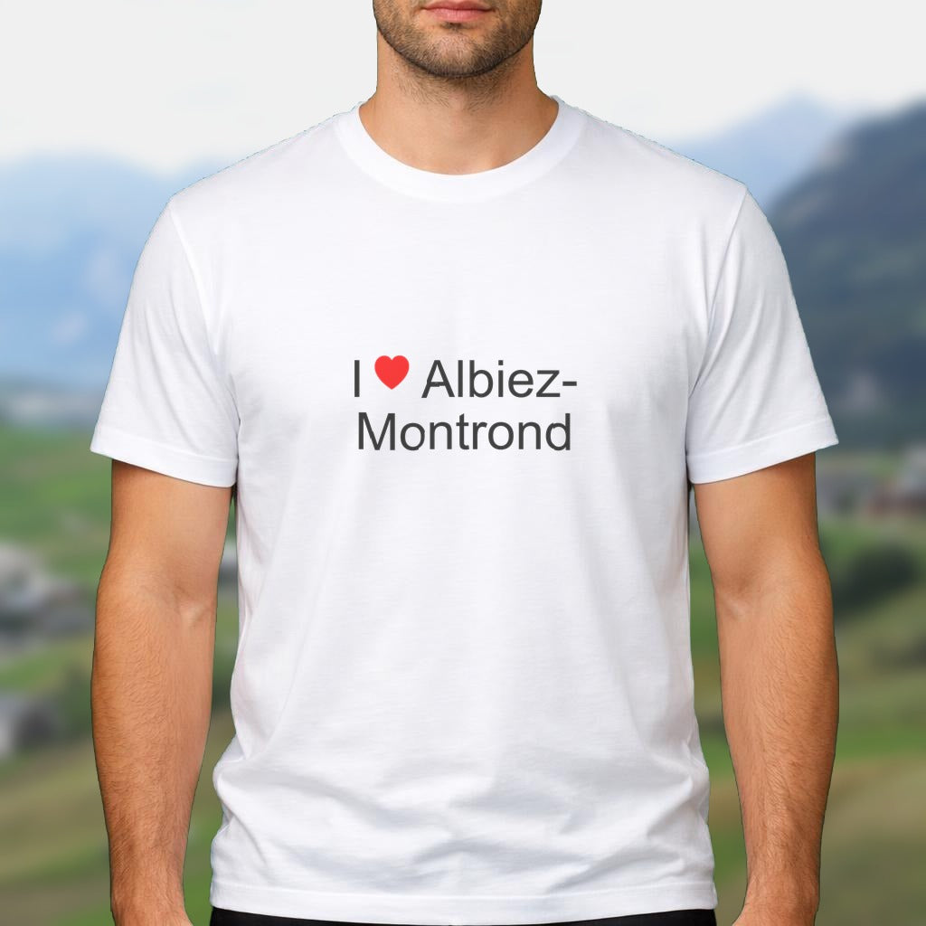 T-shirt I love albiez-montrond