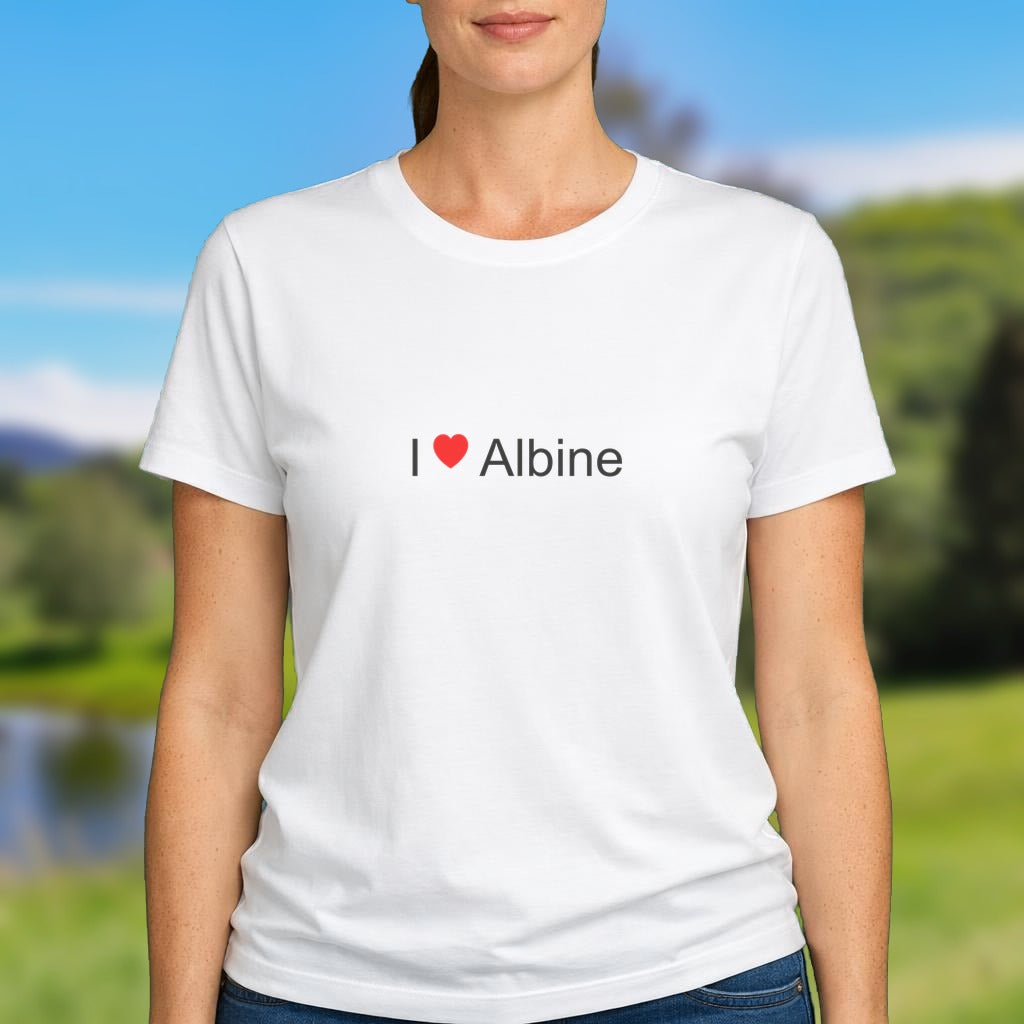 T-shirt I love albine