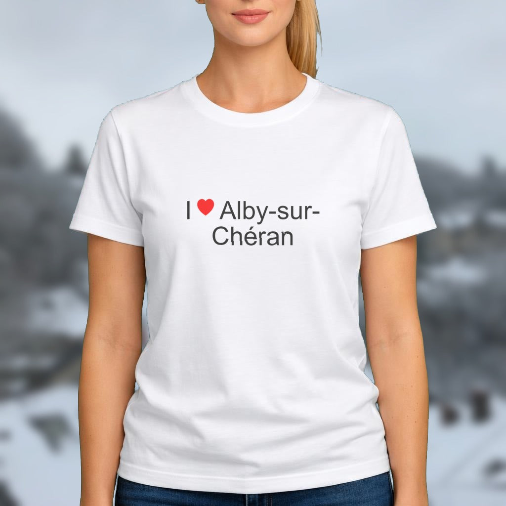 T-shirt I love alby-sur-chéran