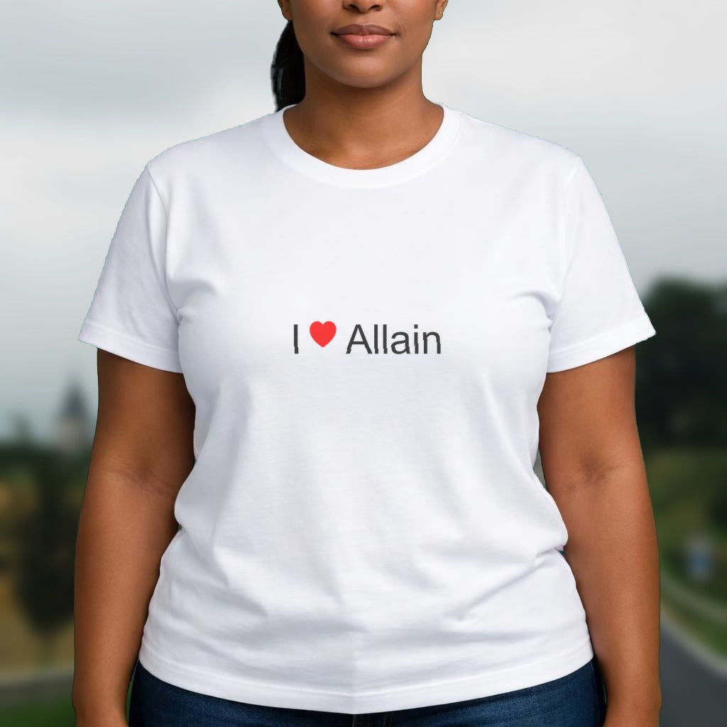 T-shirt I love allain