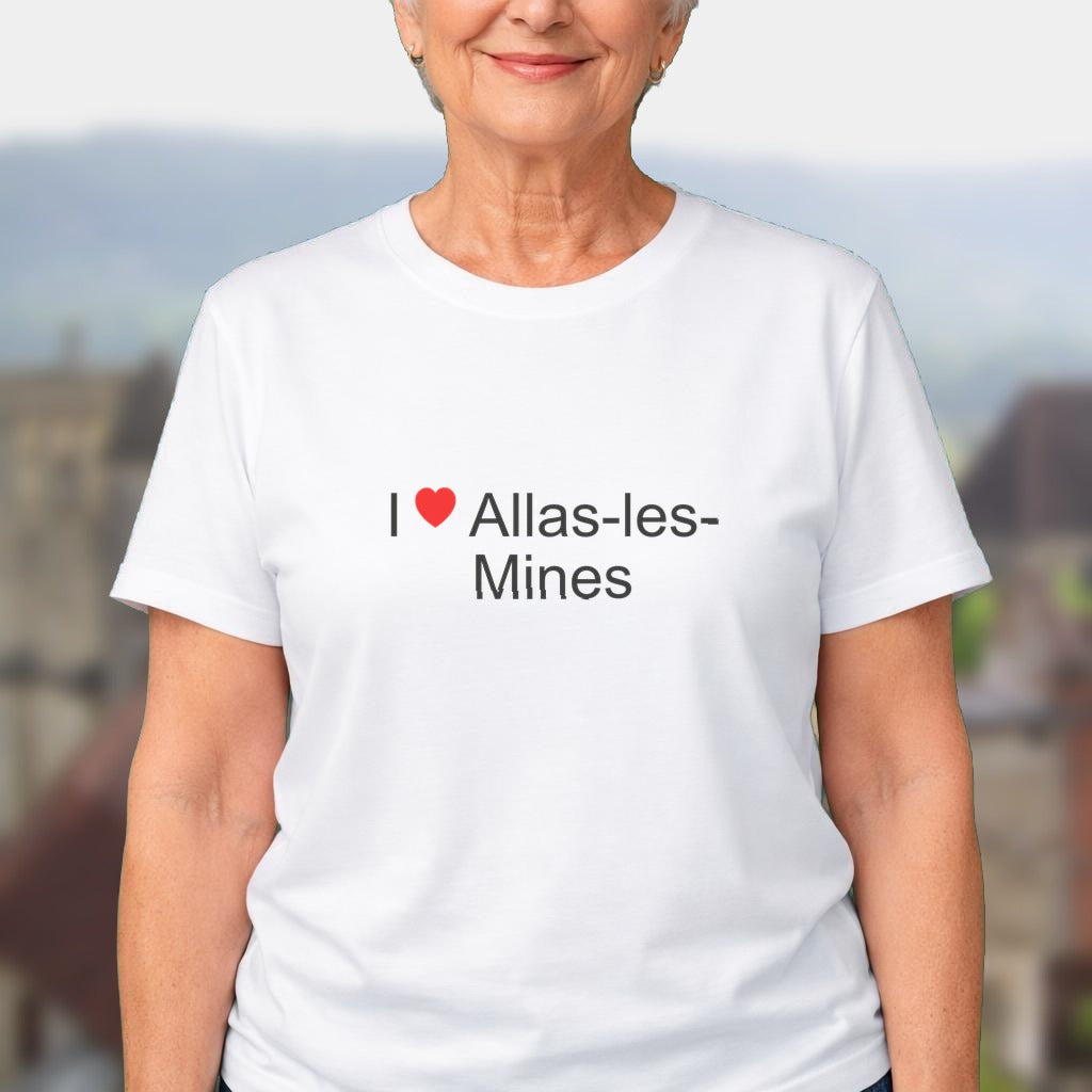 T-shirt I love allas-les-mines