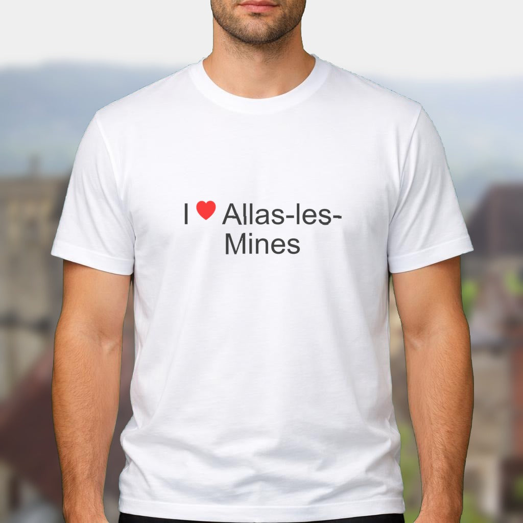 T-shirt I love allas-les-mines