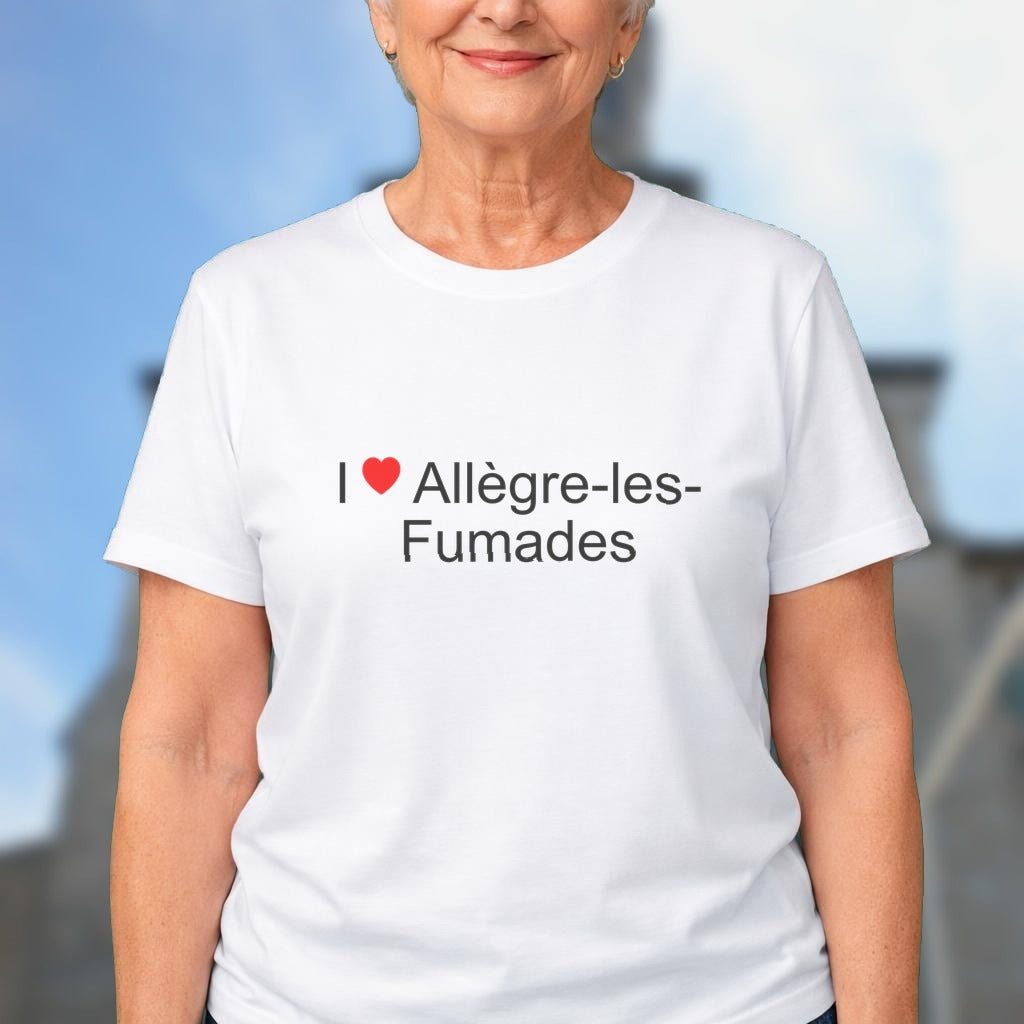 T-shirt I love allègre-les-fumades