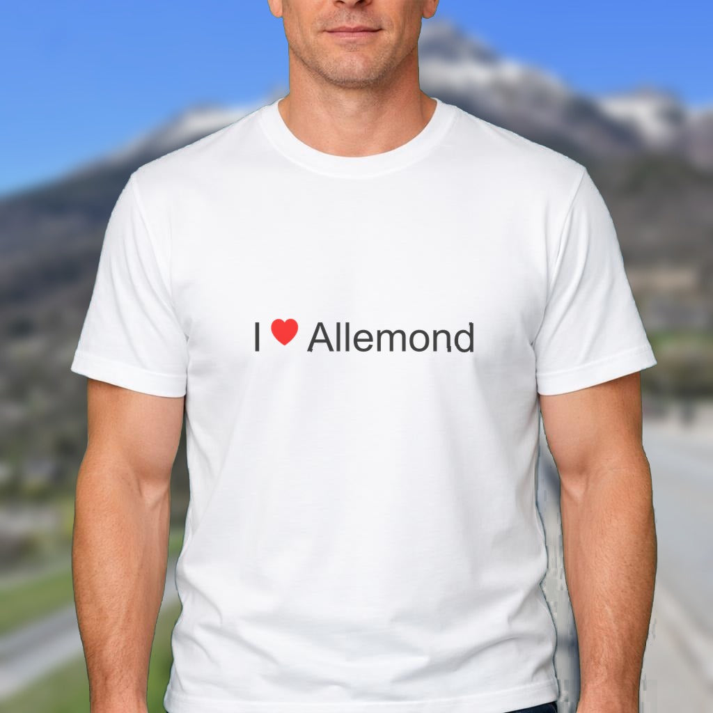 T-shirt I love allemond