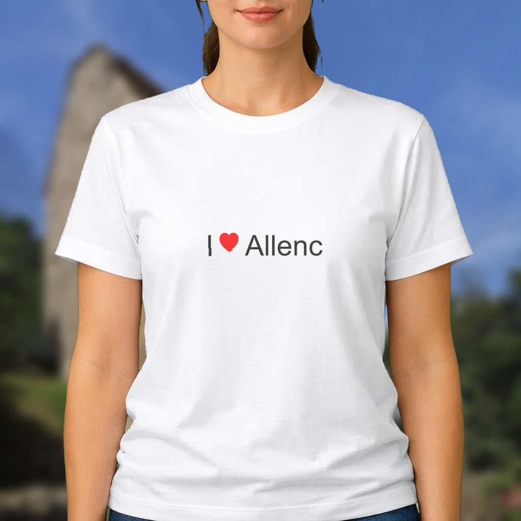 T-shirt I love allenc
