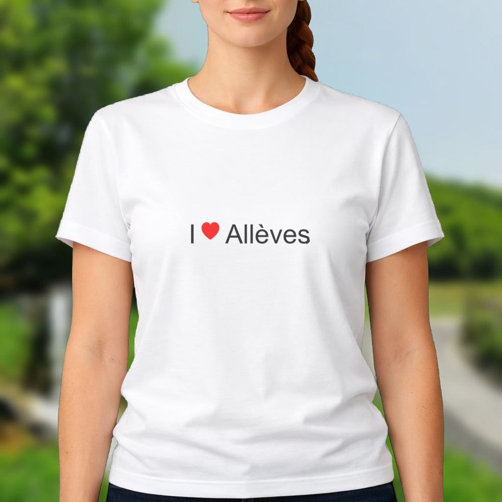 T-shirt I love allèves