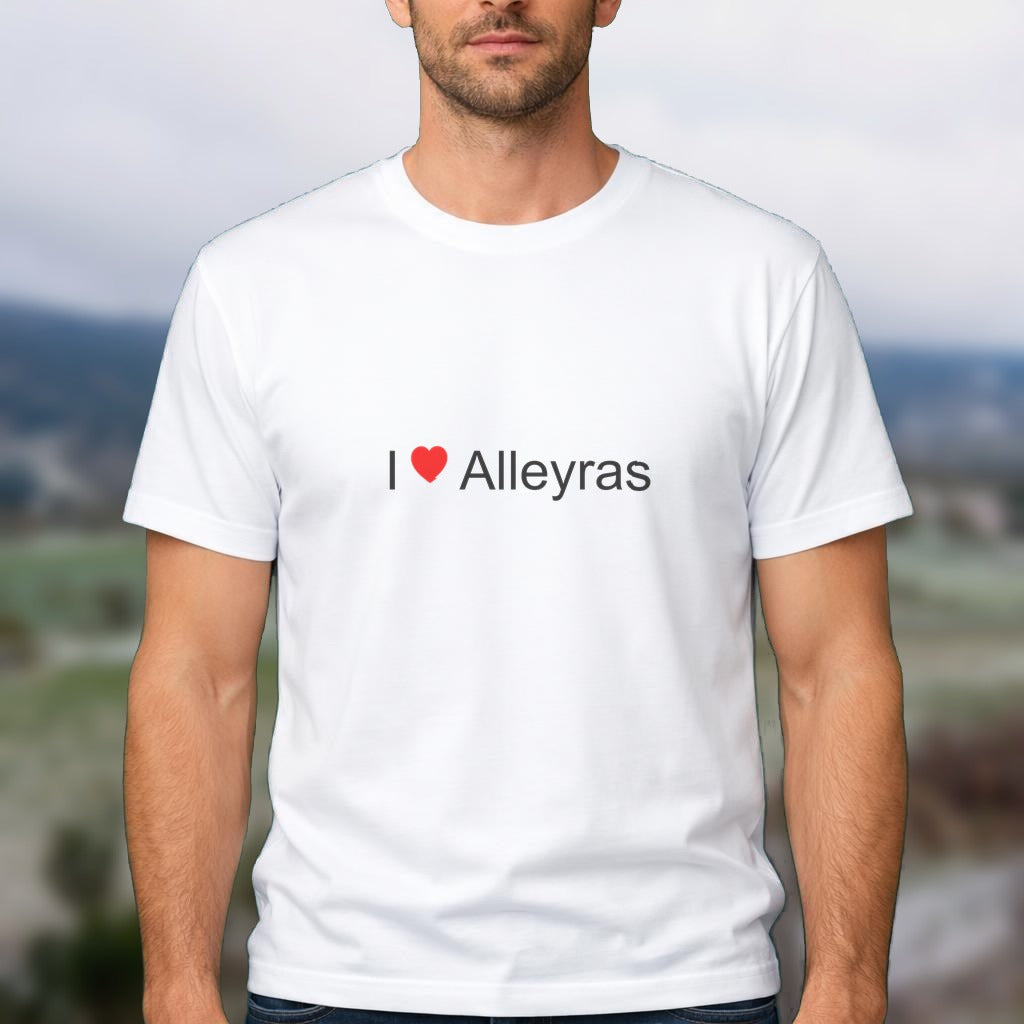 T-shirt I love alleyras