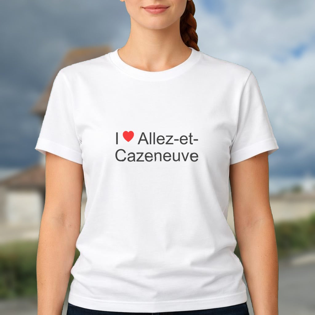 T-shirt I love allez-et-cazeneuve