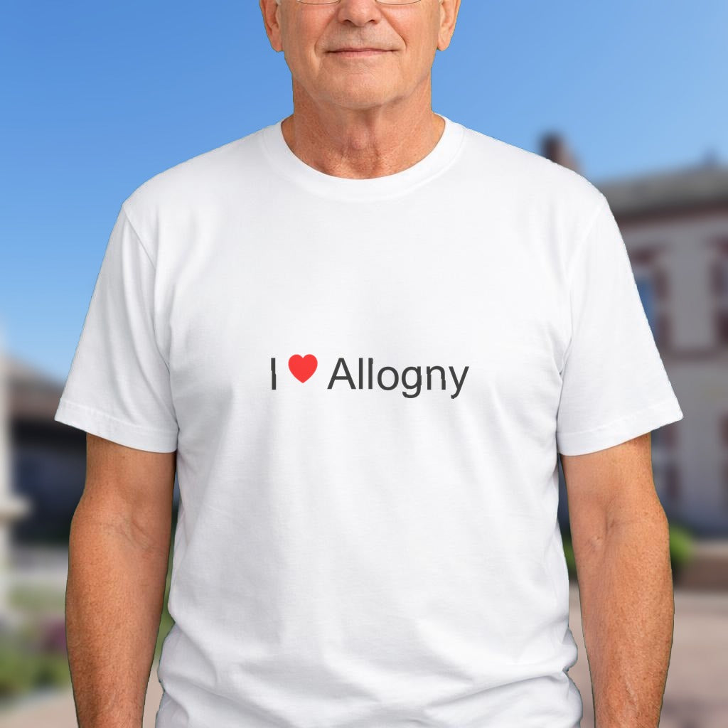 T-shirt I love allogny