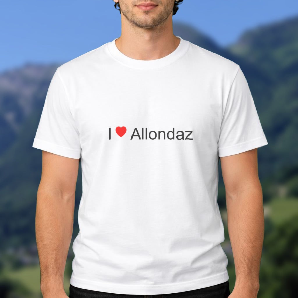 T-shirt I love allondaz