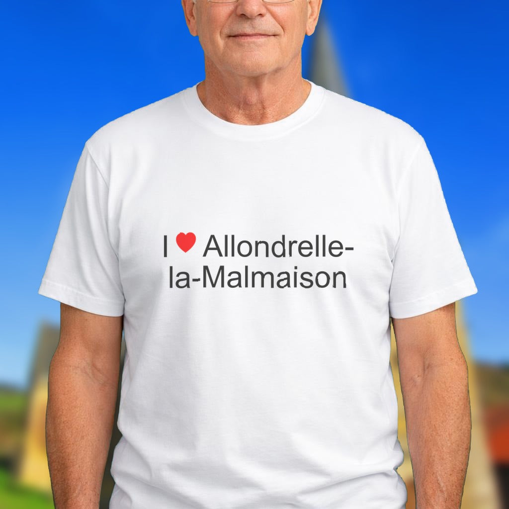 T-shirt I love allondrelle-la-malmaison