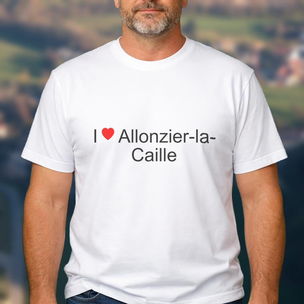 T-shirt I love allonzier-la-caille