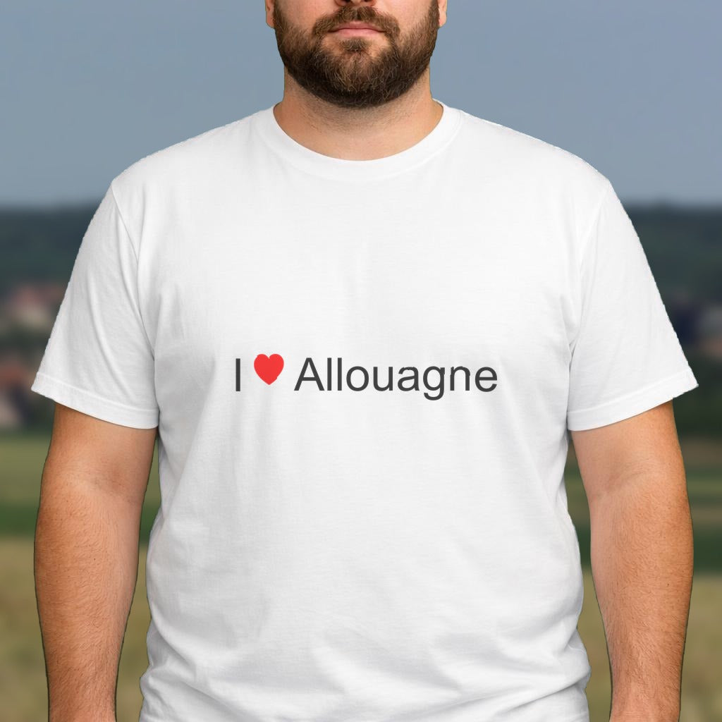 T-shirt I love allouagne