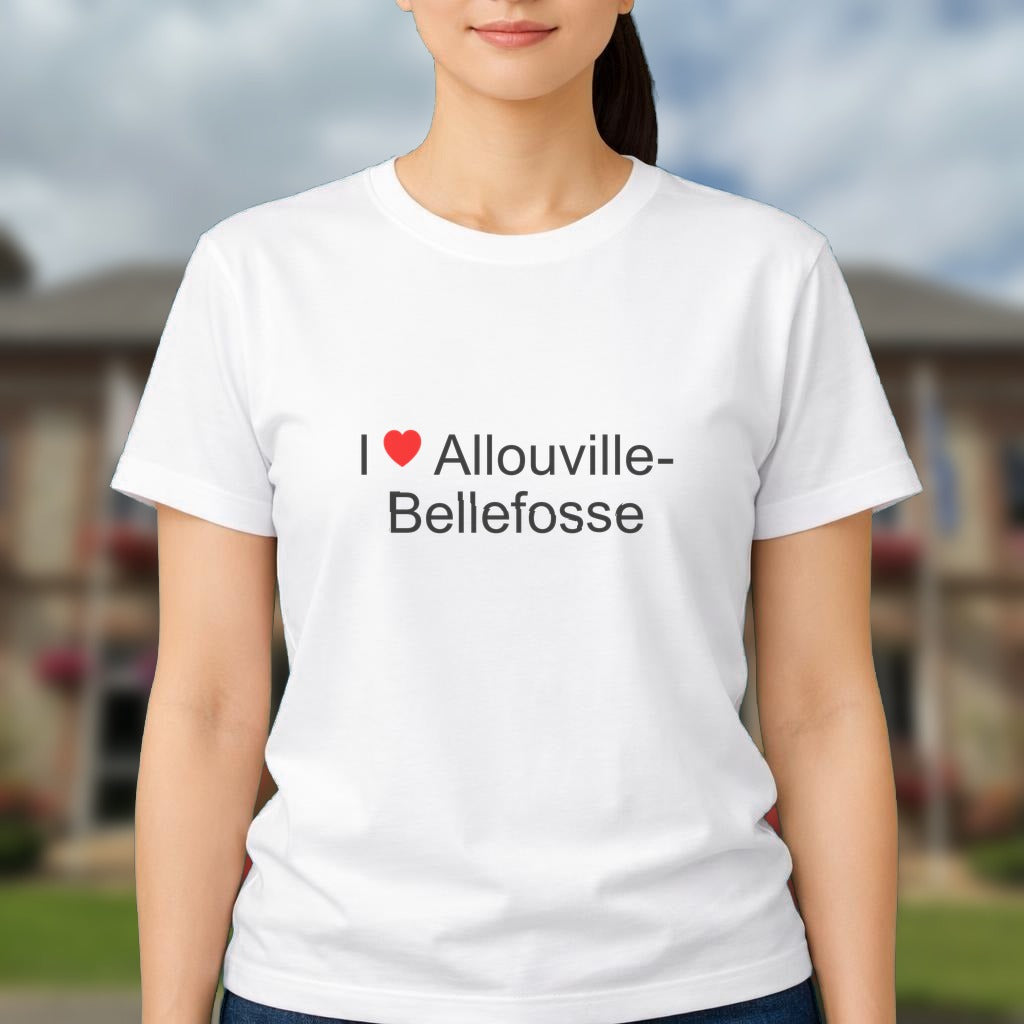 T-shirt I love allouville-bellefosse