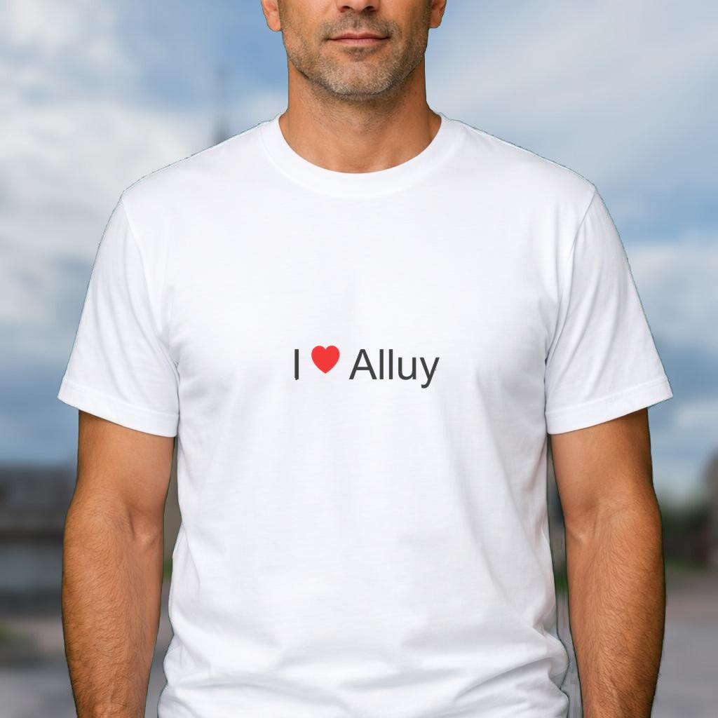 T-shirt I love alluy