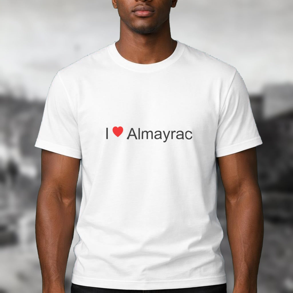 T-shirt I love almayrac