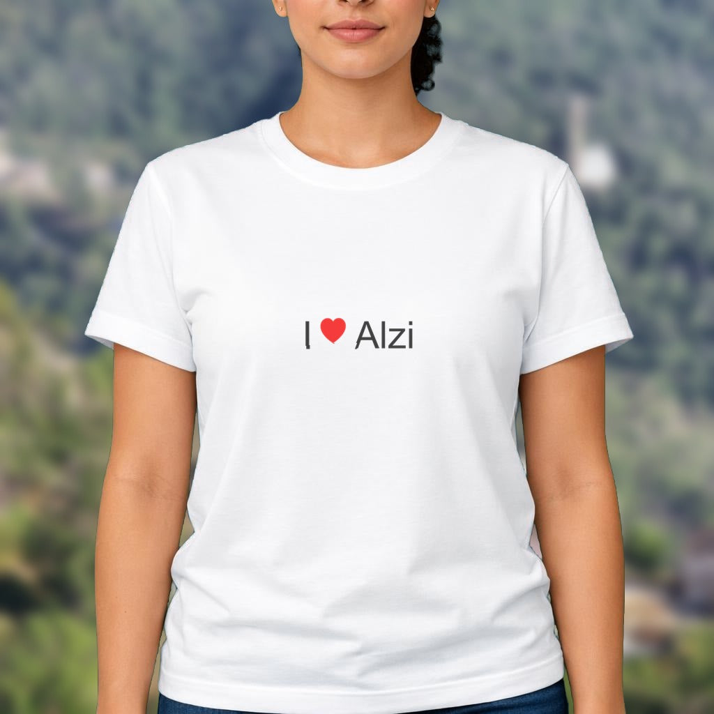 T-shirt I love alzi