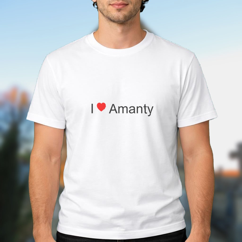 T-shirt I love amanty