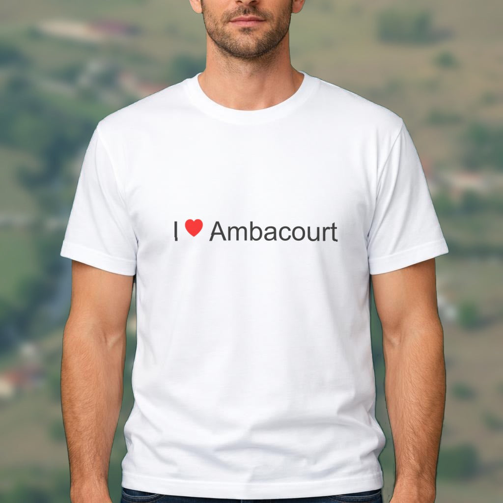 T-shirt I love ambacourt