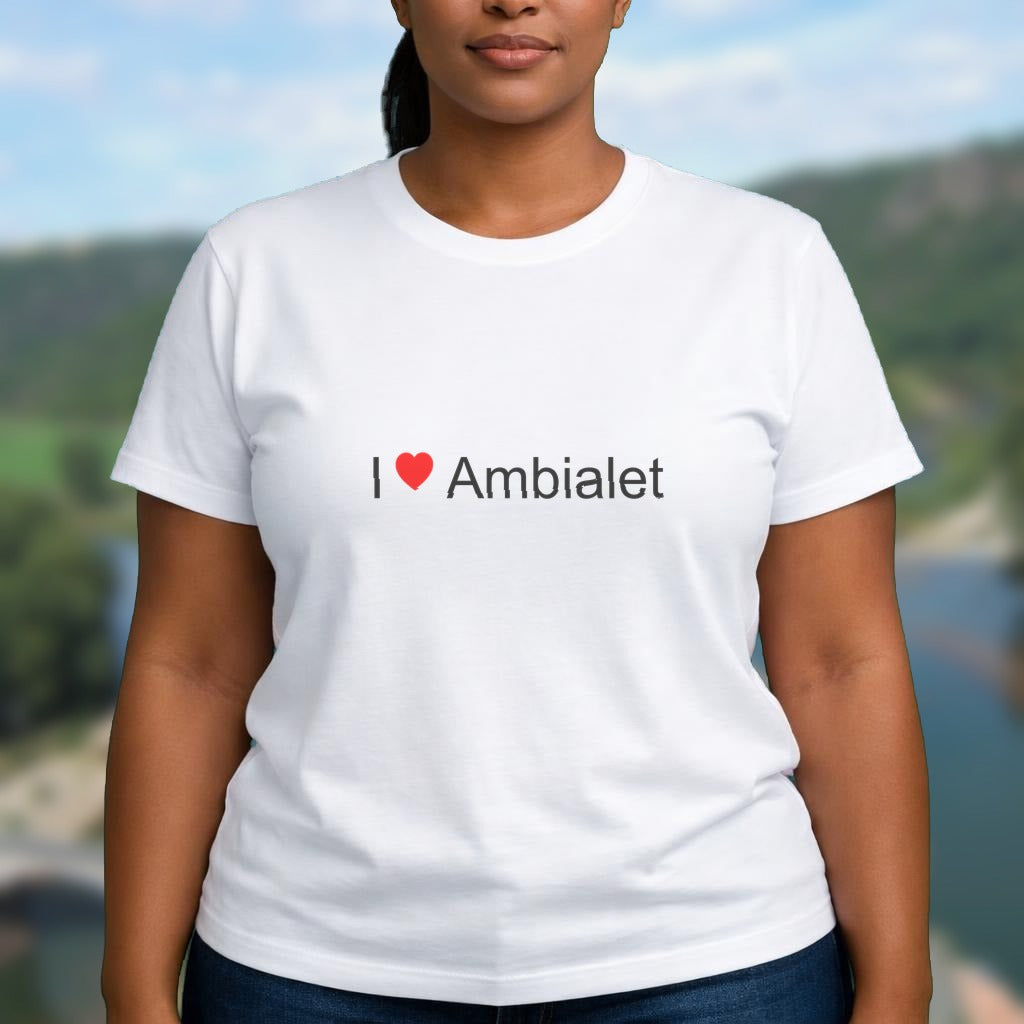 T-shirt I love ambialet