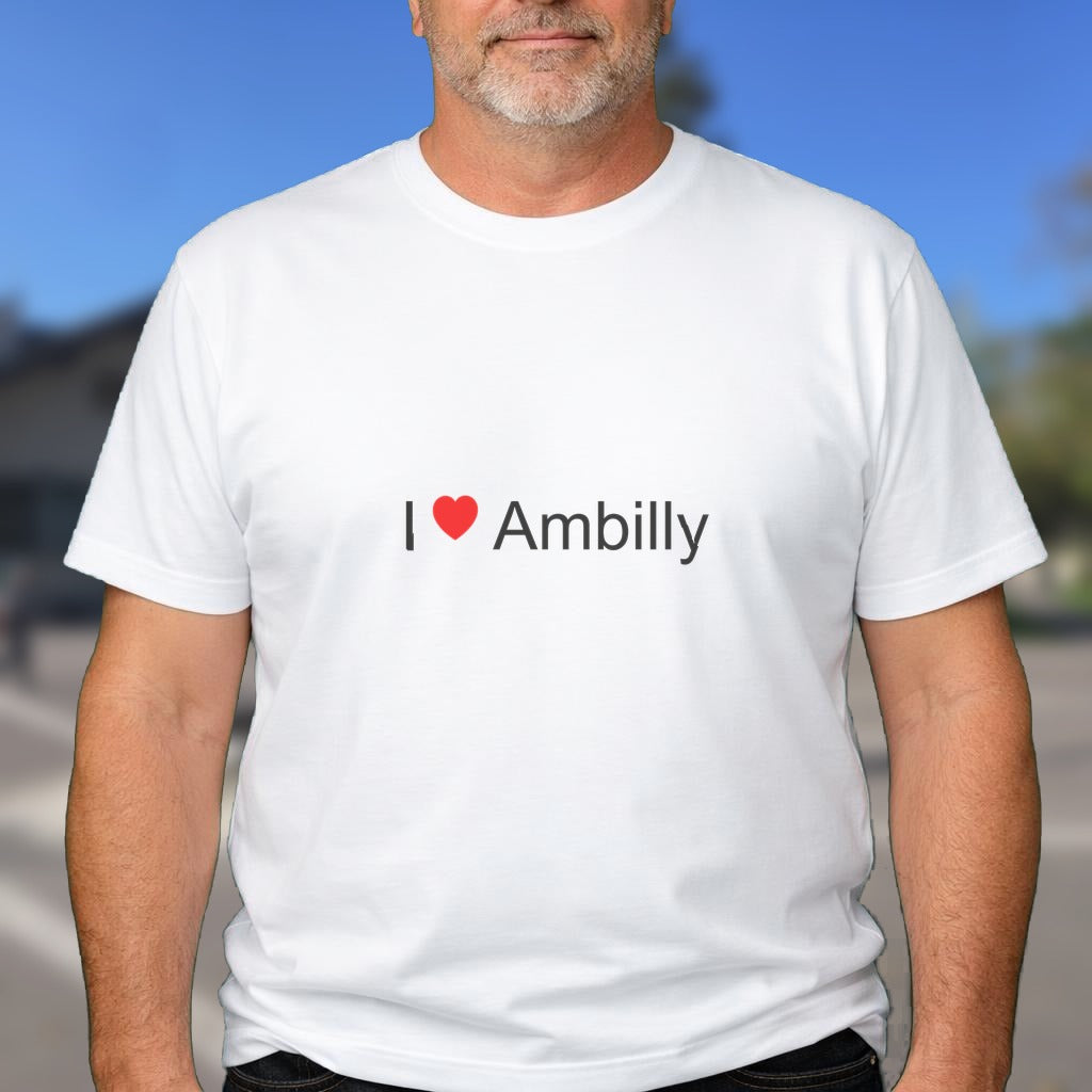 T-shirt I love ambilly