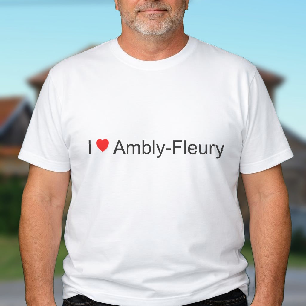T-shirt I love ambly-fleury
