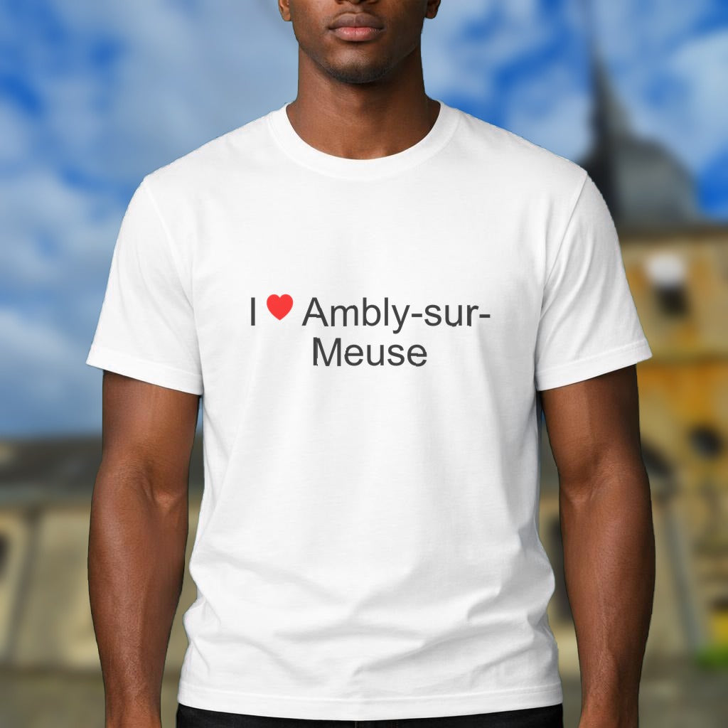 T-shirt I love ambly-sur-meuse