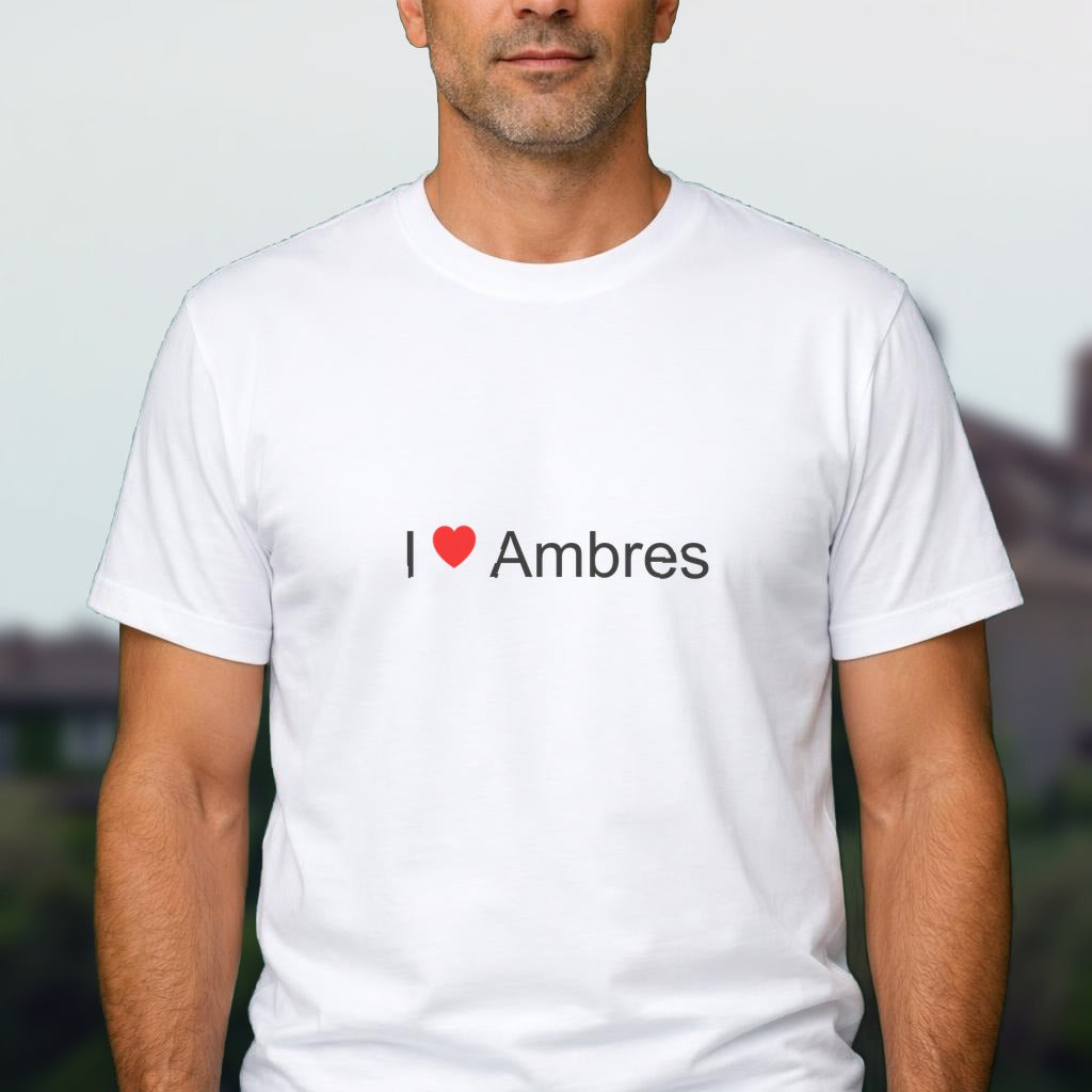 T-shirt I love ambres