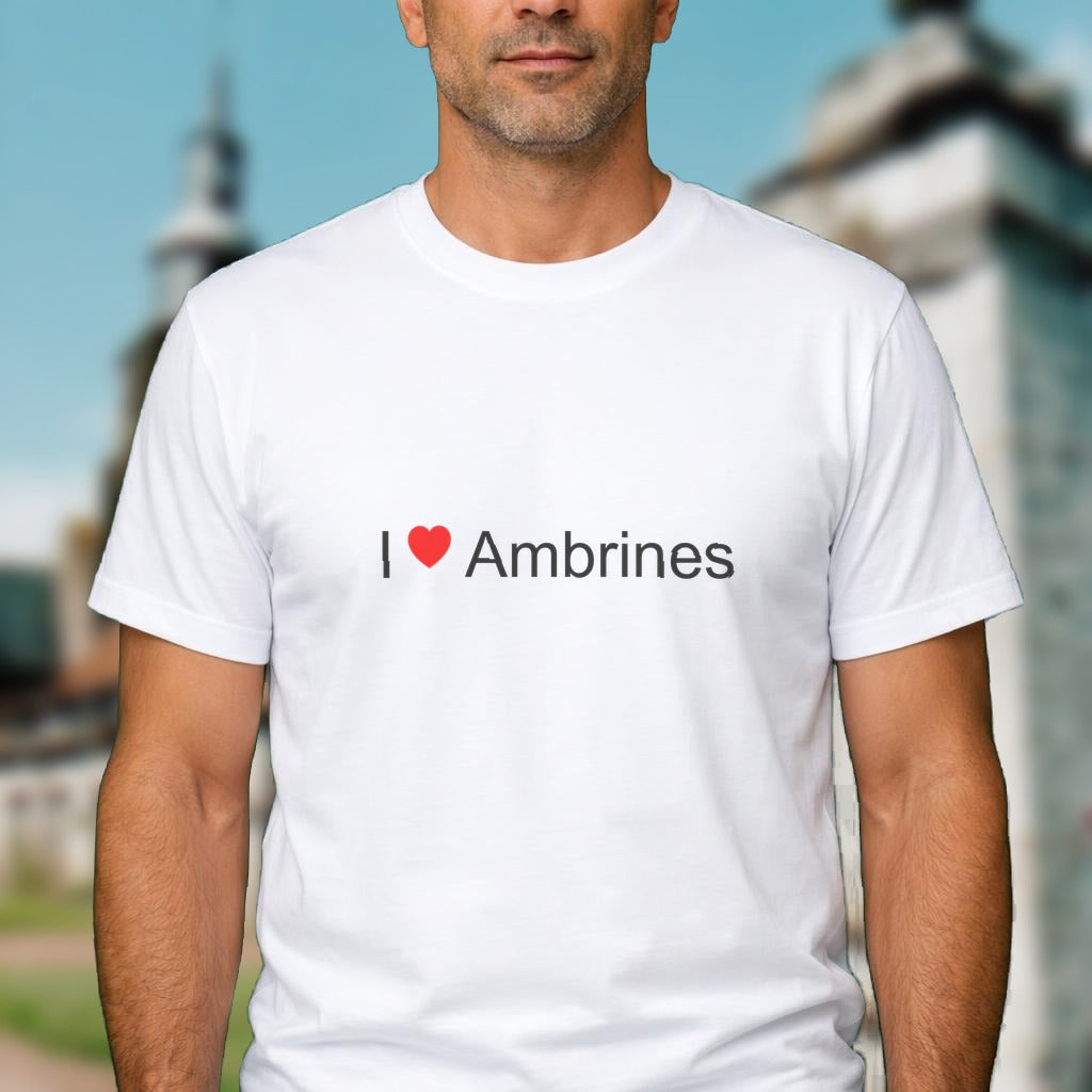T-shirt I love ambrines