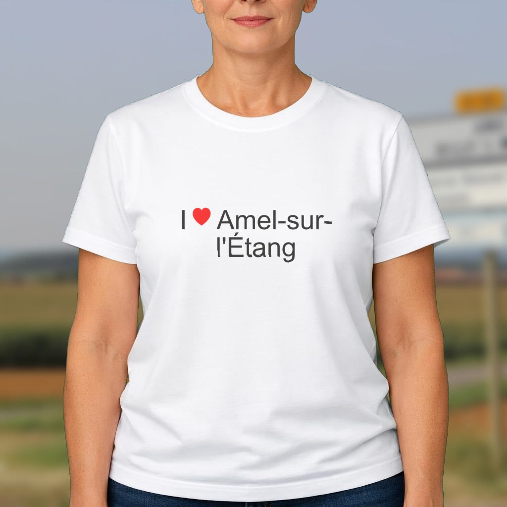 T-shirt I love amel-sur-l'étang