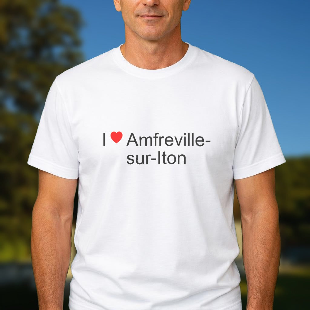 T-shirt I love amfreville-sur-iton