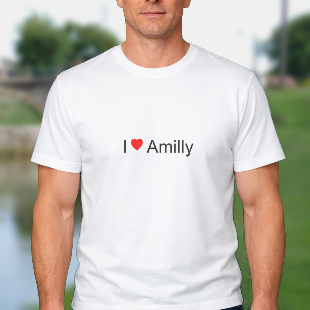 T-shirt I love amilly