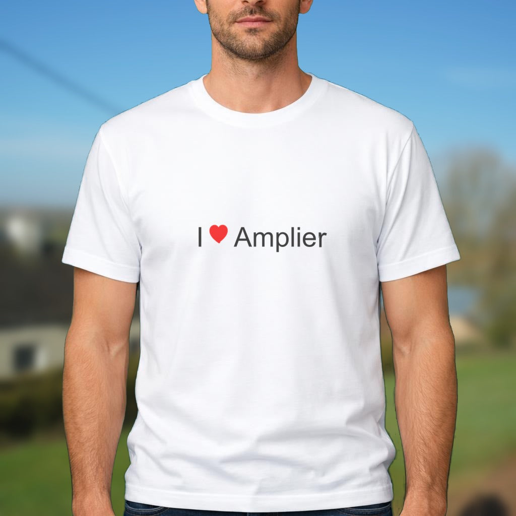 T-shirt I love amplier