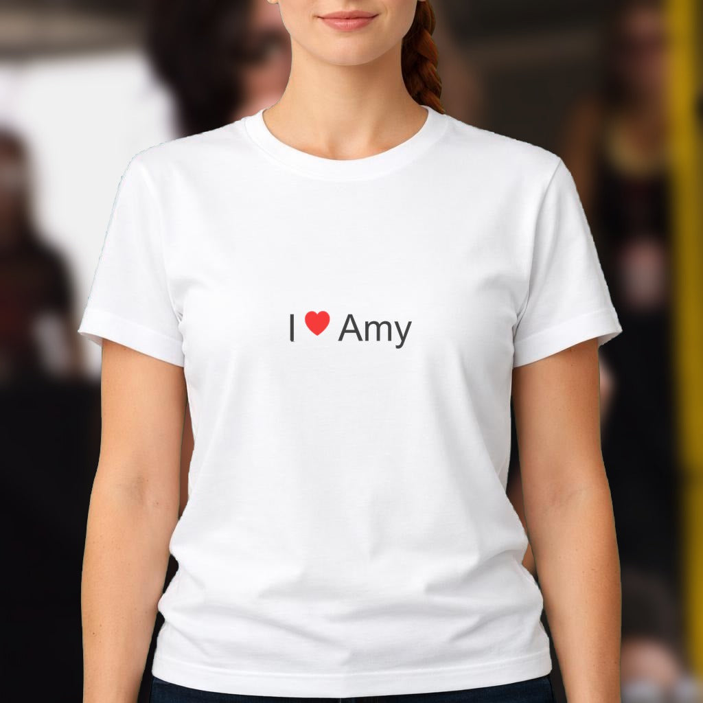 T-shirt I love amy