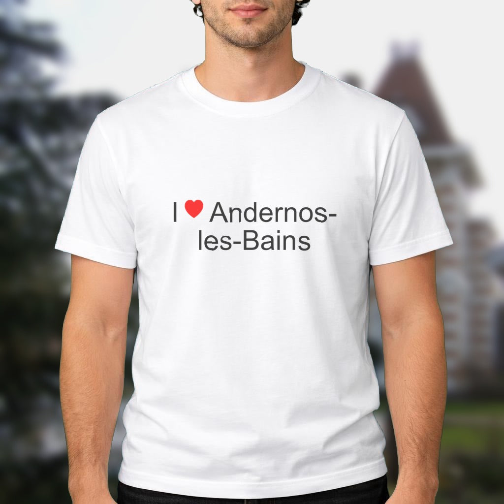 T-shirt I love andernos-les-bains