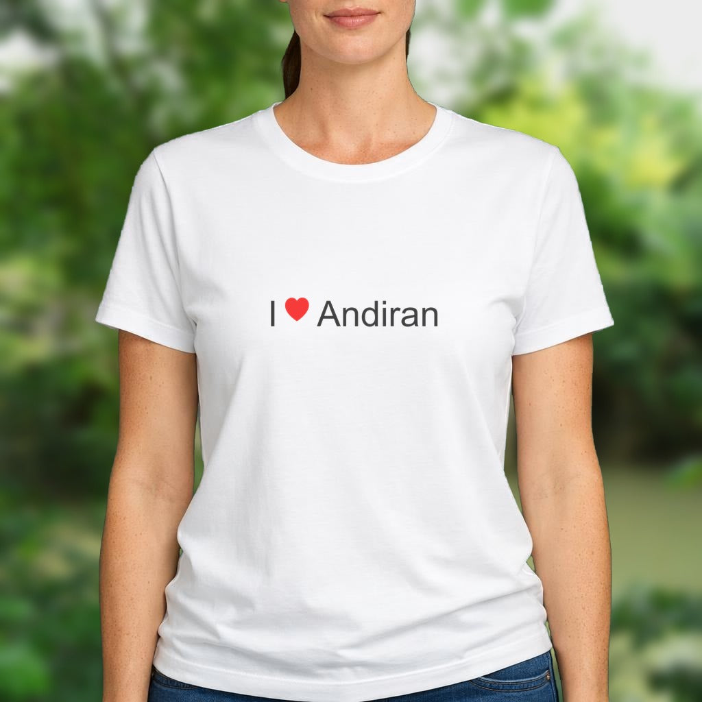 T-shirt I love andiran