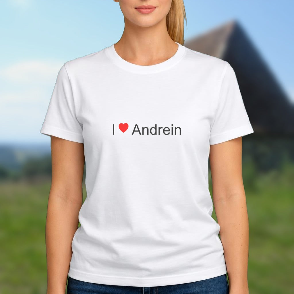 T-shirt I love andrein