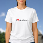 T-shirt I love andrest