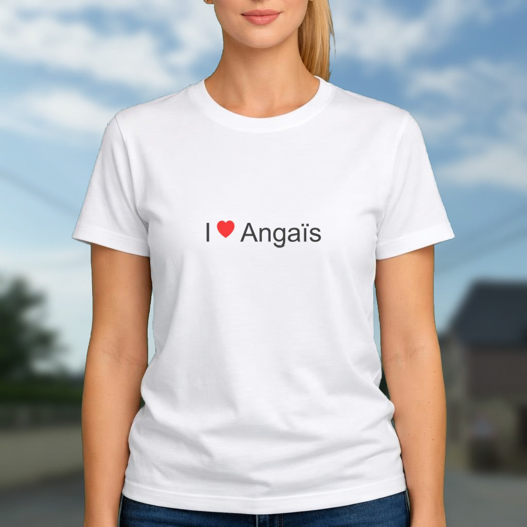 T-shirt I love angaïs
